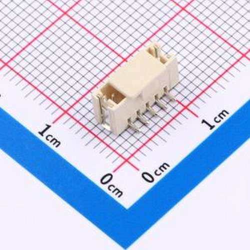 WAFER-ZH1.5-5PLT-W1-P 线对板针座 1x5P 间距:1.5mm 立贴 SMD,P=