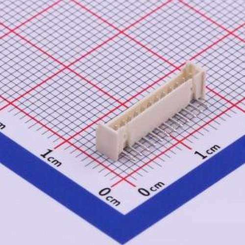 X9821WR-12-N0SN 线对板针座 1x12P 间距:1.25mm 弯插 弯插,P=1.2