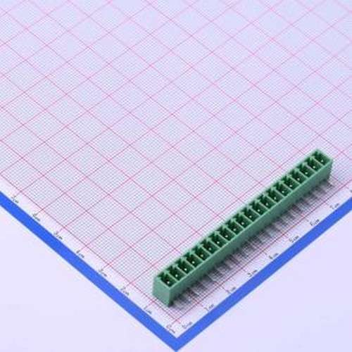 DB2ERC-3.81-20P-GN 插拔式接线端子 3.81mm 1x20P 排数:1 每排P