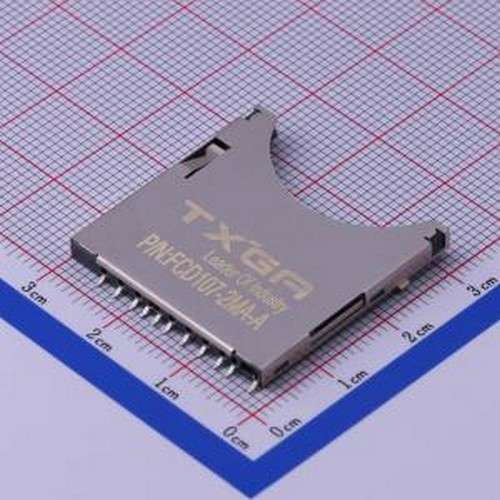 FCD107-2MA-A SD卡/存储卡连接器 SD卡连接器 自弹式(H2.75)(触点