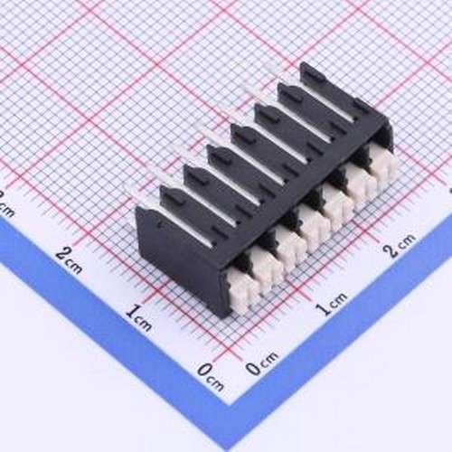 JL212V-35007B01 弹簧式接线端子 1x7P 3.5mm 每排P数:7 排数:1