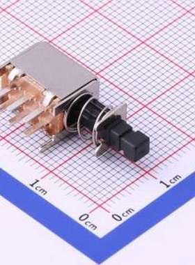 XKBS22E05-Z 直键开关 按键开关侧按键双排自锁黑色柄头部3.3*3.3