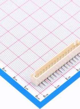 HCZZ0139-16 线对板针座 1x16P 间距:2.54mm 弯插 系列:XH 米色