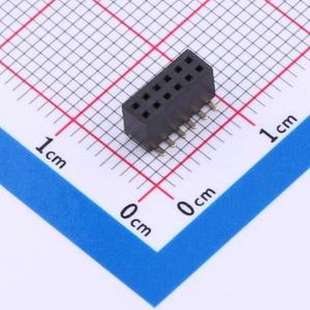 1.27mm P=1.27mm SMD 立贴 2x6P 间距 排母 DW127S