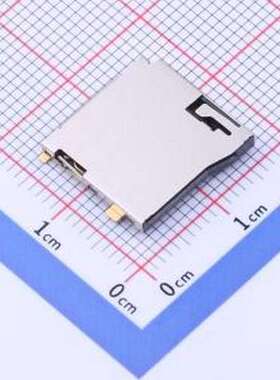 MR01A-01239 SD卡/存储卡连接器 MICRO SD CARD PUSH 外焊型 带锁