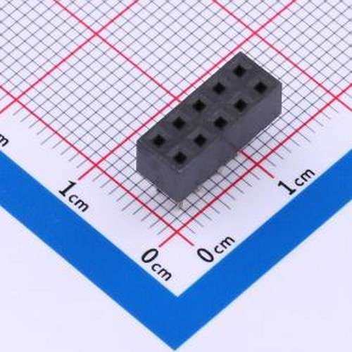 MTF150-205SU1 排母 间距:2.54mm 2x5P 插件,P=2.54mm
