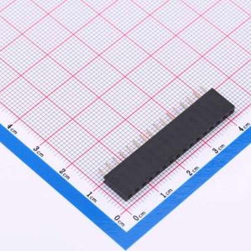 BX-PM2.54-1-16PY 排母 间距:2.54mm 1x16P 直插 插件,P=2.54mm