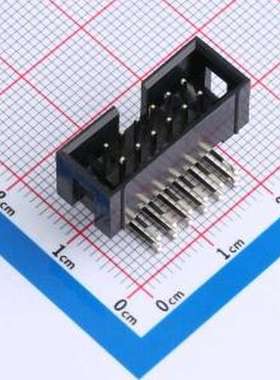 DS1013-12RSiB-B-0 IDC刺破式连接器(牛角/简牛) 2.54mm 2x6P 排