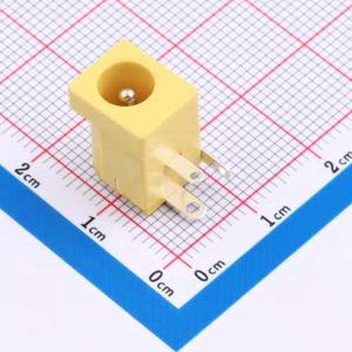 DC-005QB-2.0-SU-Y DC电源连接器 DC电源插座 内径:2mm 外径:6.4m