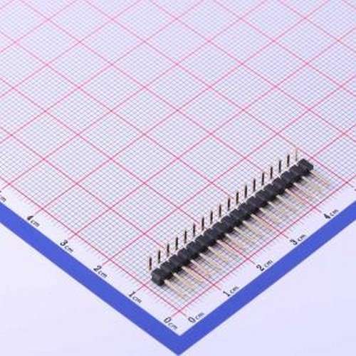 X6511WR-18H-C60D30R2 排针 1x18P 间距:2.54mm 方针 弯插,P=2.54