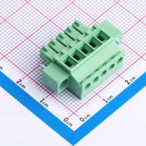 DB2EKAM-3.5-5P-GN-S 插拔式接线端子 3.5mm 1x5P 排数:1 每排P数