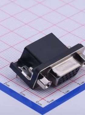 D-DMRH15PF-E006 D-Sub/VGA连接器 D-Sub 母 P数:15P 弯插