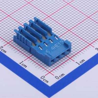 281784-4 IDC刺破式连接器(牛角/简牛) 2.54mm 1x4P 排数:1 每排P