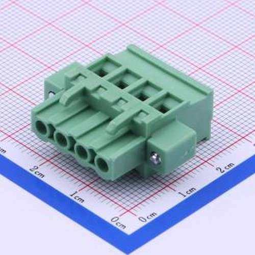 DB2EKAM-5.08-4P-GN-S 插拔式接线端子 5.08mm 1x4P 排数:1 每排P
