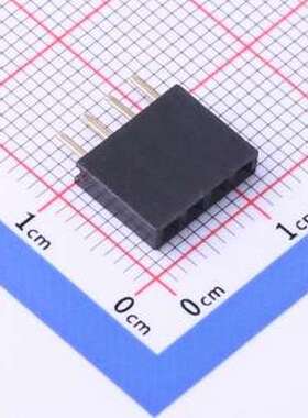 DM254R-11-04-85 排母 间距:2.54mm 1x4P 直插 插件,P=2.54mm