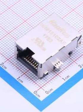HR915102AE 以太网连接器(RJ45 RJ11) 带LED 插件