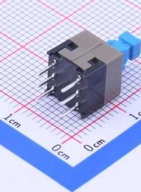 PB21E09471-32 按键开关 8.5*8.5,无锁蓝灰黑 插件