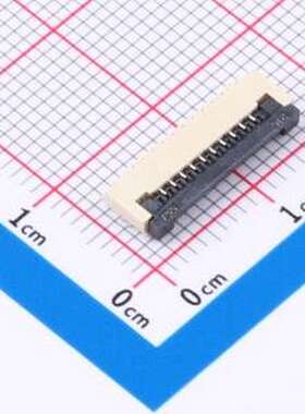 ZX-FPC-FWX1.0PH210 FFC/FPC连接器 间距:1mm P数:10P 翻盖式 下
