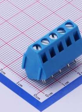 DB103-5.0-5P-BU-S 螺钉式接线端子 5mm 1x5P 排数:1 每排P数:5