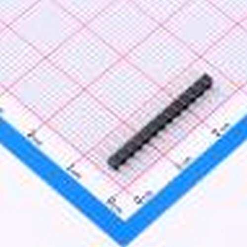 DZ200R-11-13-39 排针 1x13P 间距:2mm 方针 直插 插件,P=2mm - 实物图