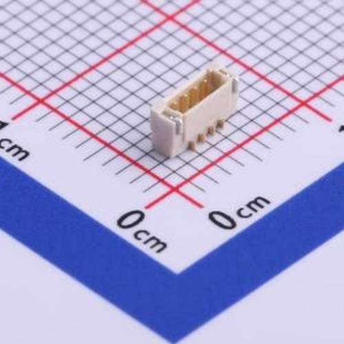 X0800WRS-04HF-LPV01 线对板针座 1x4P 间距:0.8mm 卧贴 SMD,P=0.