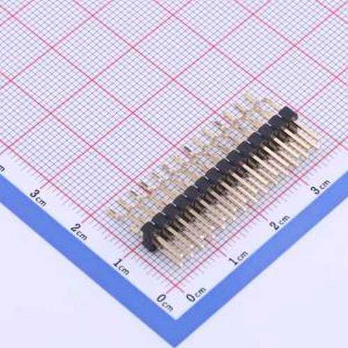X6521WRS-2x14E-C60D87 排针 2x14P 间距:2.54mm 方针 SMD,P=2.54