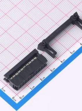 DS1016-02-20MANBB IDC刺破式连接器(牛角/简牛) 2.54mm 2x10P 排