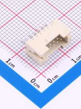 HDGC1500WRA-S-2X6P 线对板针座 DHGC1.5带扣卧贴 2X6P SMD,P=1.5