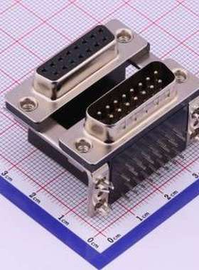 6200-B15FB15MBS012 D-Sub/VGA连接器 D-Sub 母 公 弯插