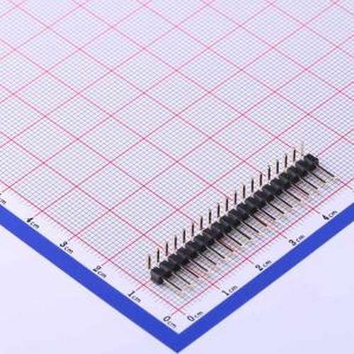 X6511WR-19H-C60D30R2 排针 1x19P 间距:2.54mm 方针 弯插,P=2.54