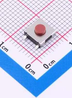 TSE024A3126B 轻触开关 6.2*6.2*3.1H-JT 260gf 红钮半膜四脚冷封