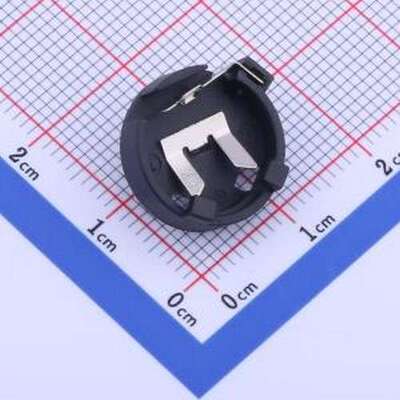 BS-12-A1AJ002-F 纽扣与条形电池连接器 电池底座 适用电池:CR122