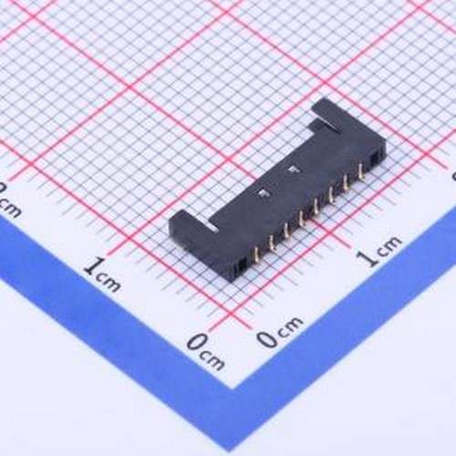 M1503RS-08-BK线对板针座 1x8P间距:1.5mm卧贴 SMD,P=1.5mm,卧