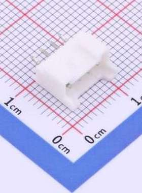 IPCW211W14NW01V 线对板针座 1x4P 间距:2mm 直插 系列:PA 白色