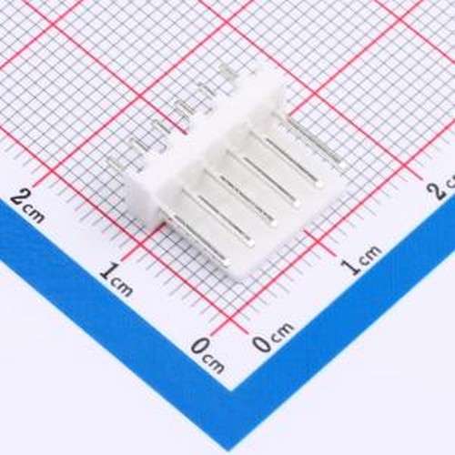 XD-2510-6A 线对板针座 1x6P 间距:2.54mm 直插 插件,P=2.54mm