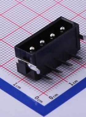 M5082RK-B-04P 线对板针座 1x4P 间距:5.08mm 弯插 弯插,P=5.08mm