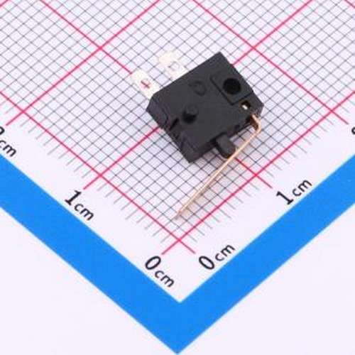 HX KFC-V-103B-12L 行程开关 小型微动开关 2脚直插 铜柄 自复位