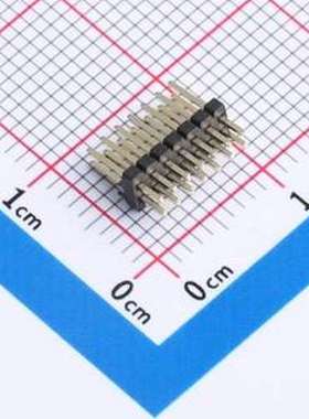 PZ127V-12-14-0720 排针 排针间距1.27mm 2x07P 直插 插件,P=1.27