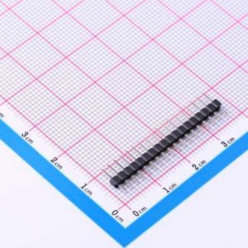 PZ200-1-18-Z 排针 1x18P 间距:2mm 方针 直插 插件,P=2mm