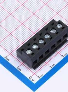 DB331K-5.0-6P-BK-S 插拔式接线端子 5mm 排数:1 每排P数:6 P=5mm