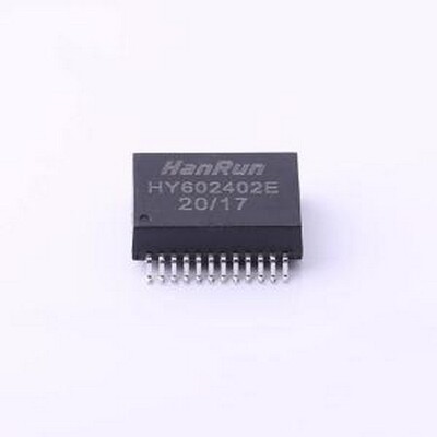 HY602402E 网口变压器 HY602402E SMD-24P,18.3x12.2mm