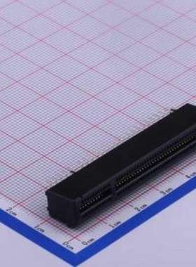 3183-10112P1T 金手指连接器 1mm P数:98P 黑色 插件,P=1mm