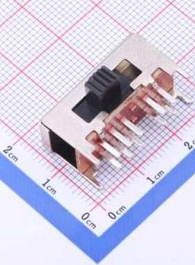 SK-24F01-G060 滑动开关 柄长6mm 卧插四档 滑动开关 插件
