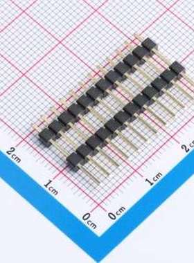X6512WV-12H-C60D30-E100 排针 1x12P 间距:2.54mm 方针 插件,P=2
