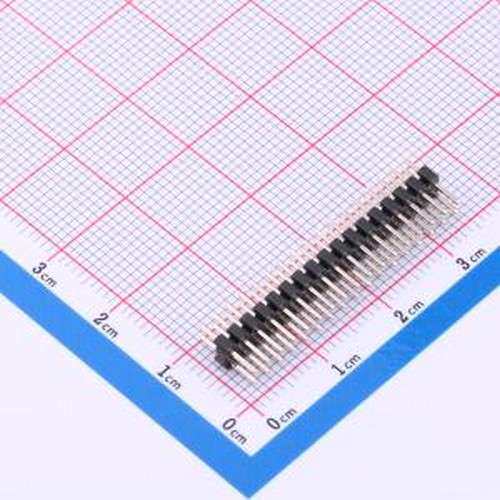 HB-PH8-200217PB2GOP 排针 间距:2mm 2x17P 直插 方针 插件,P=2mm