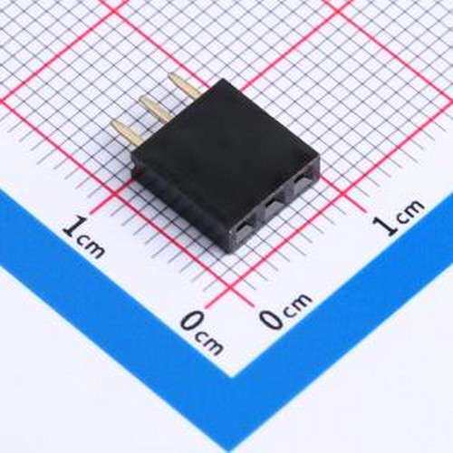 CSHA101-0302A001A1AA 排母 1x3P 间距:2.54mm 直插 插件,P=2.54m