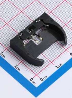 BS-170903 纽扣与条形电池连接器 电池底座 BS-10 DIP弯脚 插件