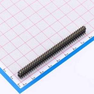 E60 排针 SMD 2x40I P=2mm 方针 C40D64 2mm X4622WVS 间距