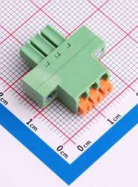 DB2EKNM-3.5-3P-GN 插拔式接线端子 3.5mm 排数:1 每排P数:3 绿色