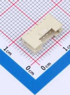 HDGC1500WRA-S-6P 线对板针座 DHGC1.5带扣卧贴 6P SMD,P=1.5mm,